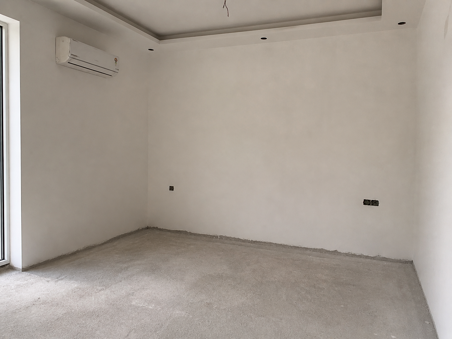 Before interior 3BHK Gurgaon home bedroom empty space