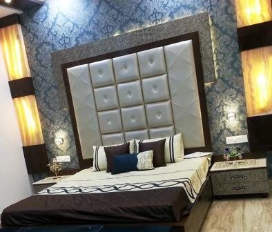 Contemporary living room furniture and decor styling in Delhi.